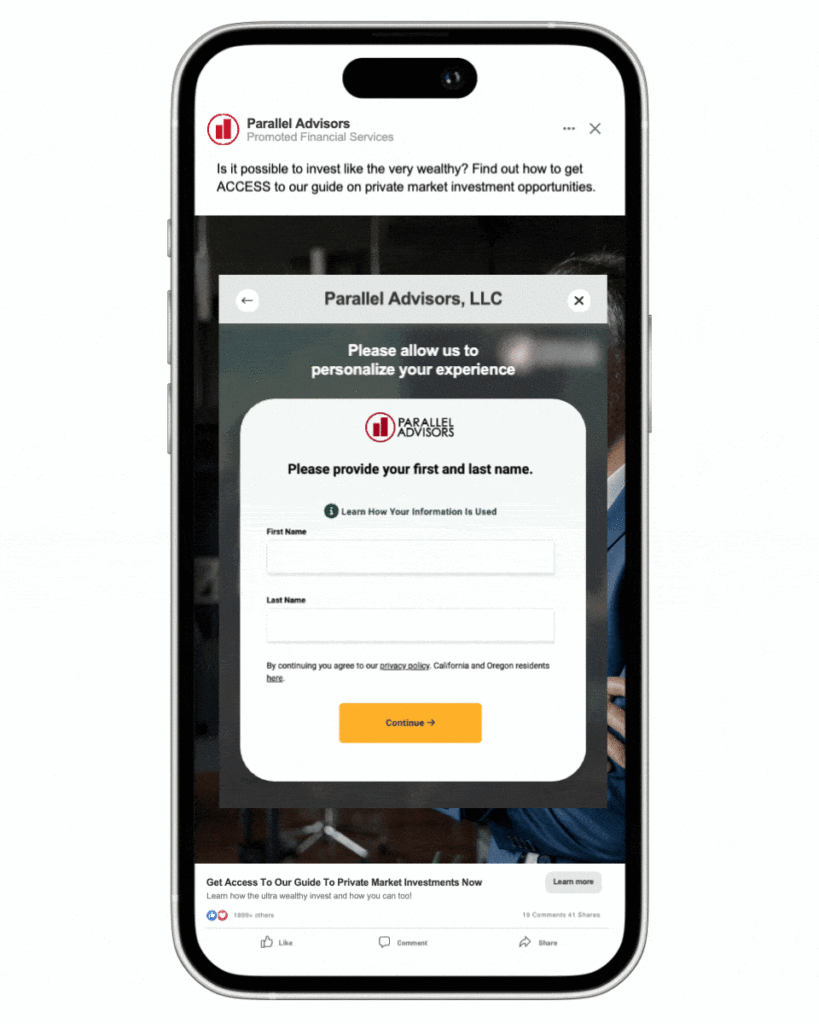 Marketing agency for Parallel Advisors