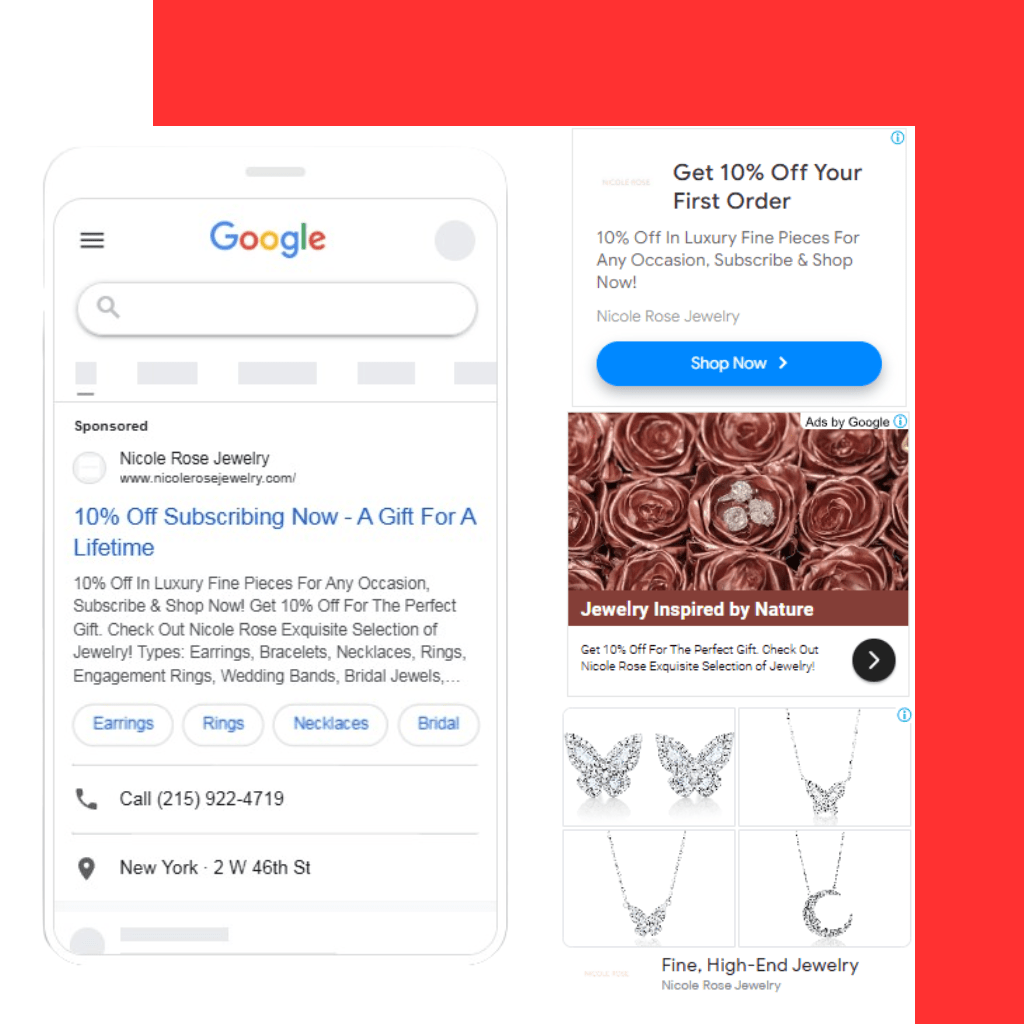 Paid advertising services