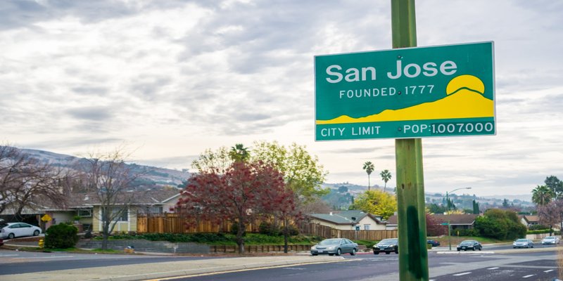 A San Jose limit sign