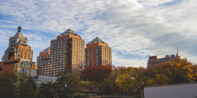 A view of White Plains Skyline